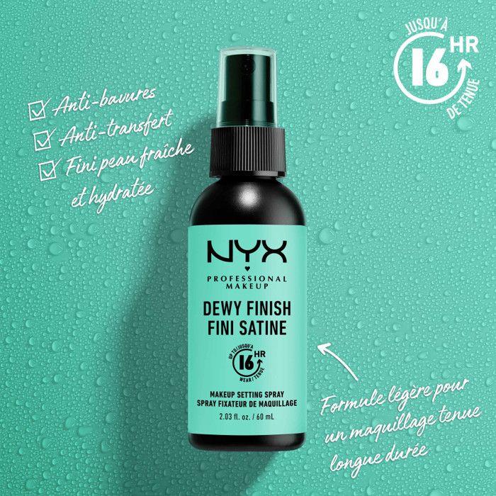 NYX Professional Makeup - Compenser la Mise en Finition Dewy de Pulvérisation - 2.03 fl. Oz.- 60 ml