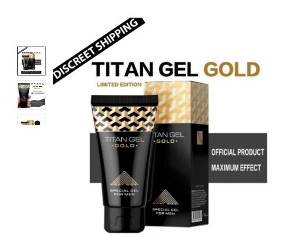 New Titan Gel Gold Natural Enlarger Cream Enhancement Oil Premature Ejaculation