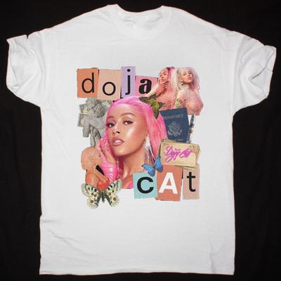 Футболка певицы Doja Cat полномерная S5XL для мужчин и женщинБЕЗ ПЛАТЫ ЗА ИМПОРТ Унисекс Футболка
