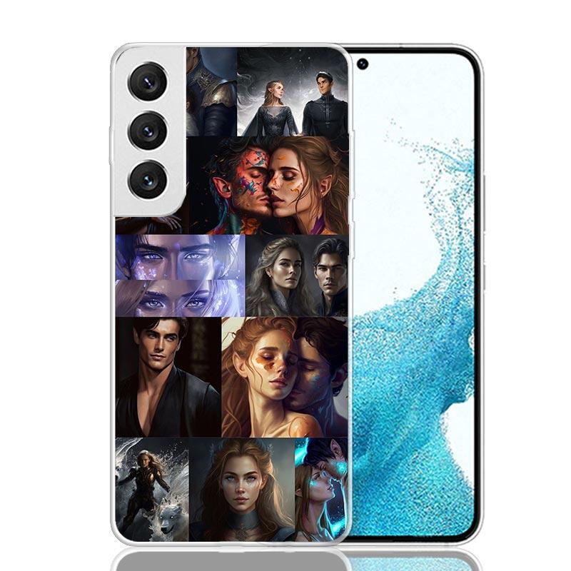 A Court Of Mist And Fury Phone Case For Samsung Galaxy S25 S24 S23 S22 S21 FE S20 Ultra S10 Plus Art Customized Coque Capa S24 S