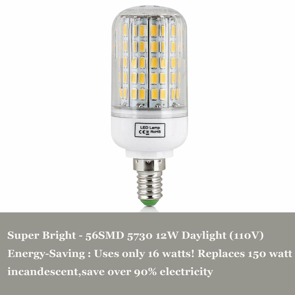 Светодиодная кукурузная лампа E27 AC110V 5730 SMD, от 24 до 165 светодиодов, прожектор для внутреннего освещения