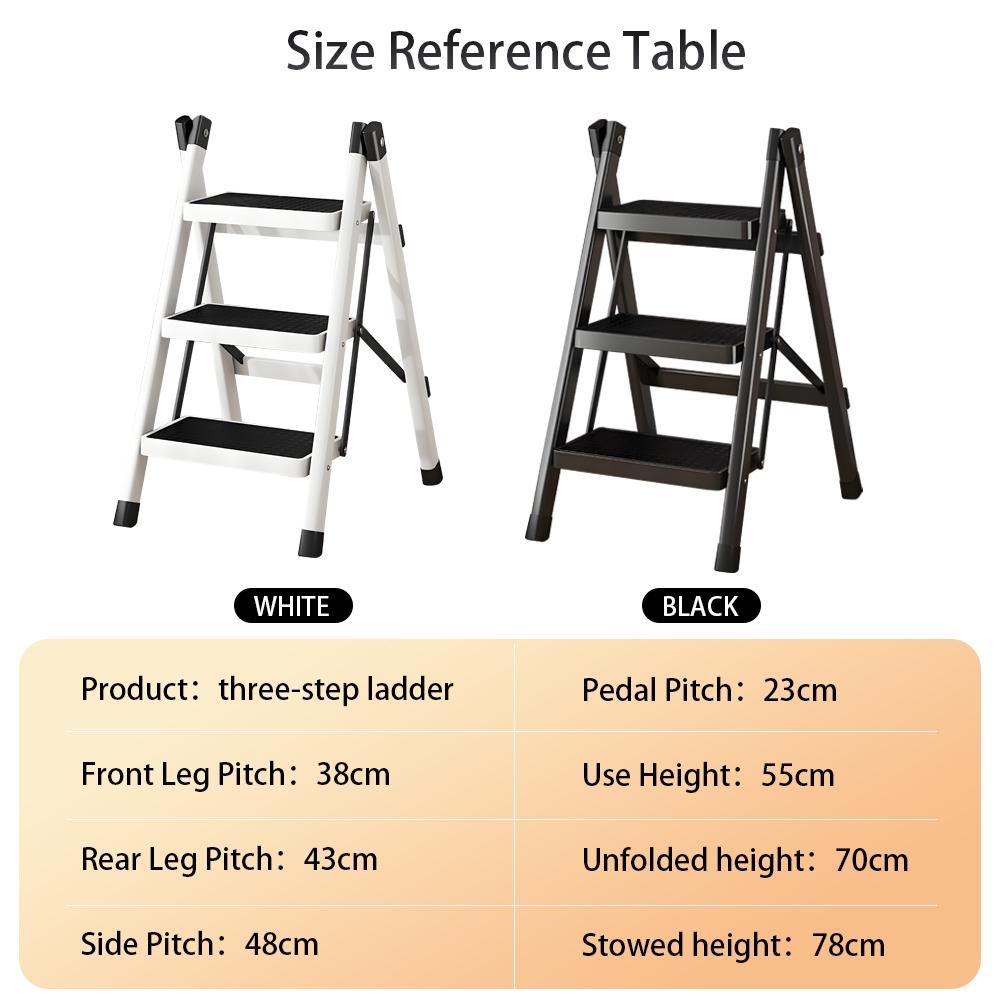 Бытовая лестница складная телескопическая легкая 3/4 ступени лестница-табурет многофункциональная лестница-стремянка ступени лестница для подъема