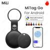 1-4Pcs MiLi Mitag Go GPS Tracker Android Item Finder Compatible with Google Find My (Android Only) Key Wallet Finder Smart Tag