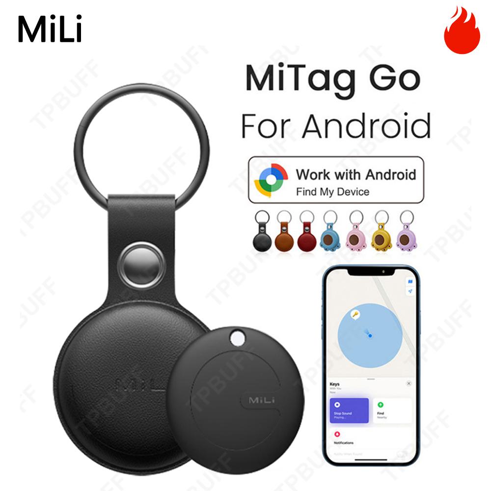 1-4Pcs MiLi Mitag Go GPS Tracker Android Item Finder Compatible with Google Find My (Android Only) Key Wallet Finder Smart Tag