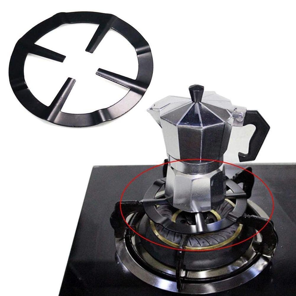 Подставка для кофейника Moka Pot, стальной держатель для кофейника, газовая плита, опорное кольцо, решетка для газовой плиты, кухонная стойка