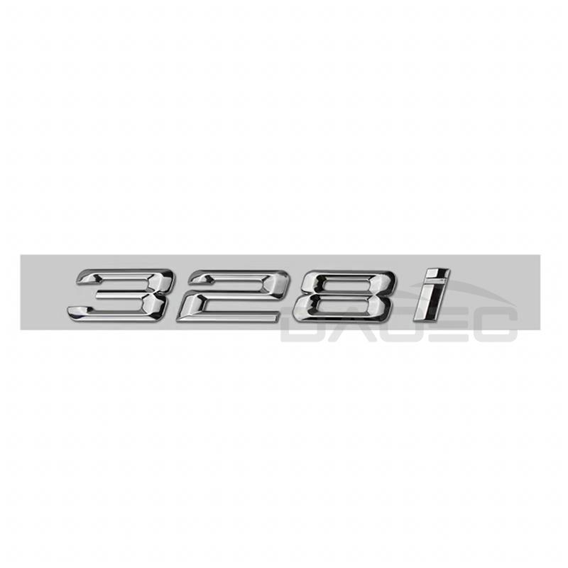 Car 3D ABS Trunk Letters Badge Emblem Decal Sticker For BMW 3 Series 320i 325i 328i 330i 335i E46 E90 E91 F30 F31 F34 G20
