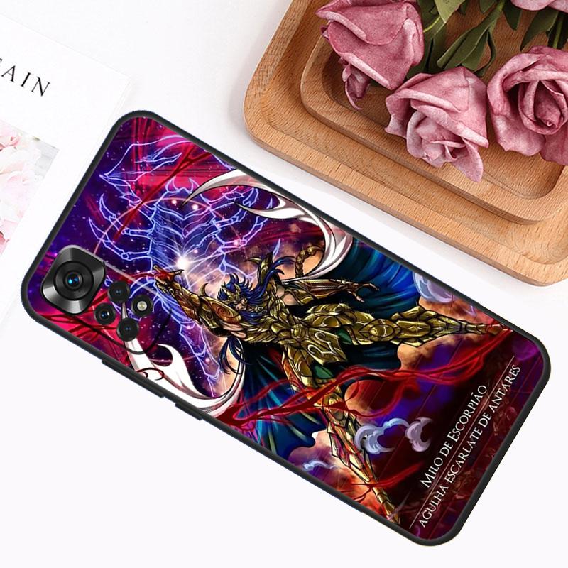 Saint Seiya Aiolos Camus Case For Xiaomi Redmi Note 12 8 9 10 11 Pro Note 12S 11S 10S 9S 9A 9C 9T 10A 10C 12C Cover