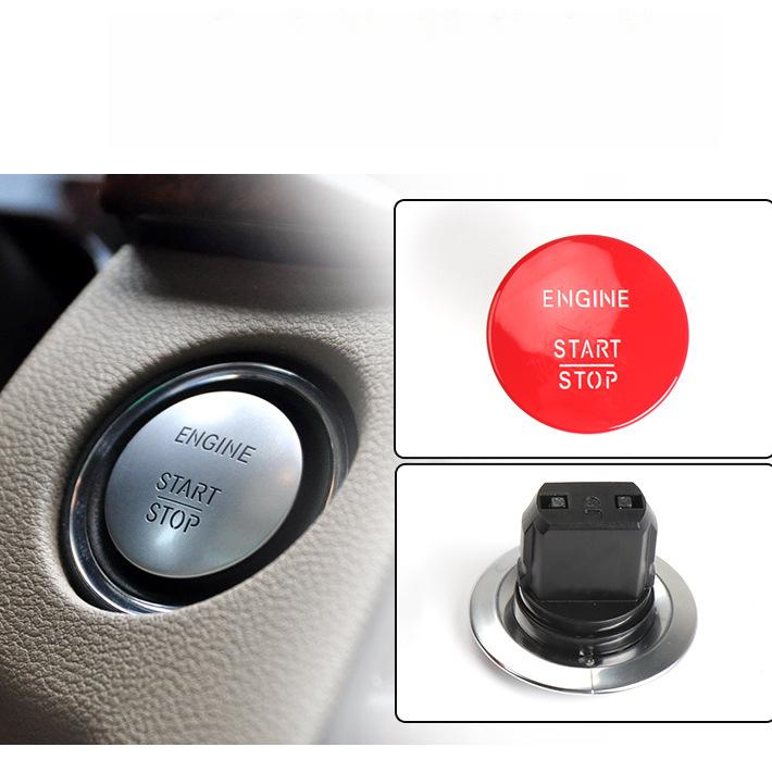 Кнопка запуска и остановки двигателя без ключа 2215450714 серебристая для Mercedes-Benz W164 W205 W221 W176 W166