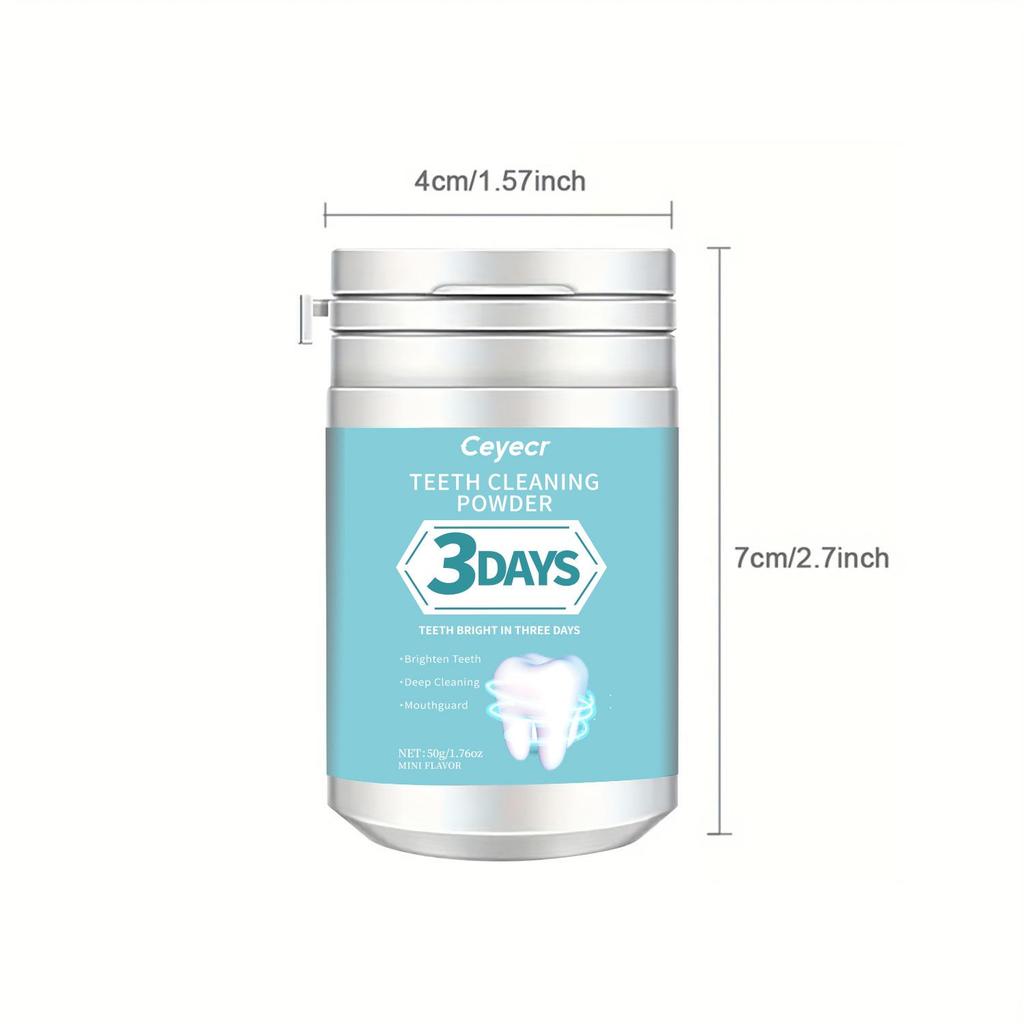 Фиолетовый отбеливающий порошок для зубов — свежий, удаляющий пятна уход за полостью рта для более яркой улыбки