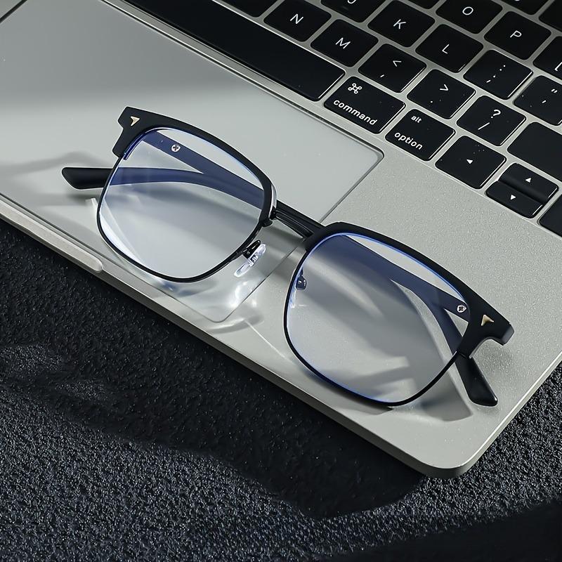 Стильные квадратные мужские компьютерные очки с защитой от синего света