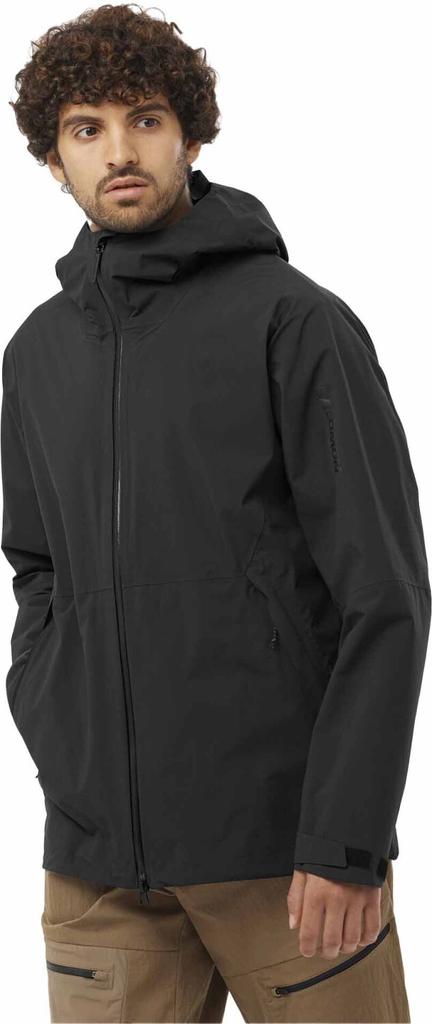 Куртка Salomon Outerpath 2.5L WP глубокого черного цвета