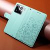 Чехол для Xiaomi 15 Pro с блокировкой RFID, отпечатком пальца, узором в виде собаки, из ПУ-кожи, с ремешком на запястье