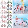 Pink Green Dollhouse Kids Gift Toys Plastic Bike Outdoor Sports Toy Doll Accessories Doll Bicycle