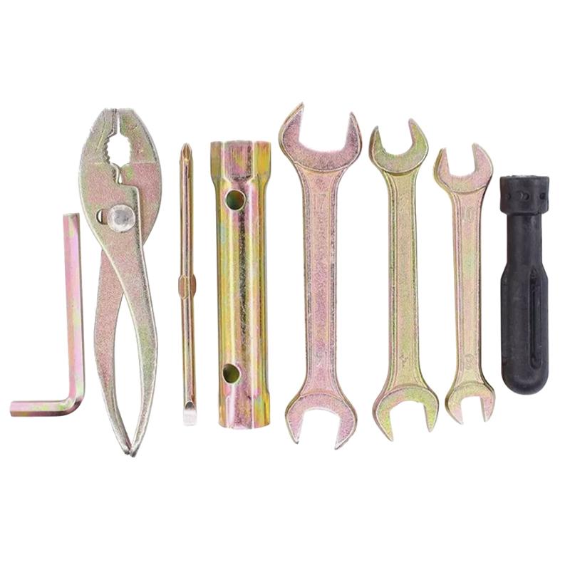 Universal Motorcycle Spark Plug Spanner Wrench Socket Tool Kit Aluminum Alloy Motorcycle Repair Tool Pliers Wrenches Screwdrive