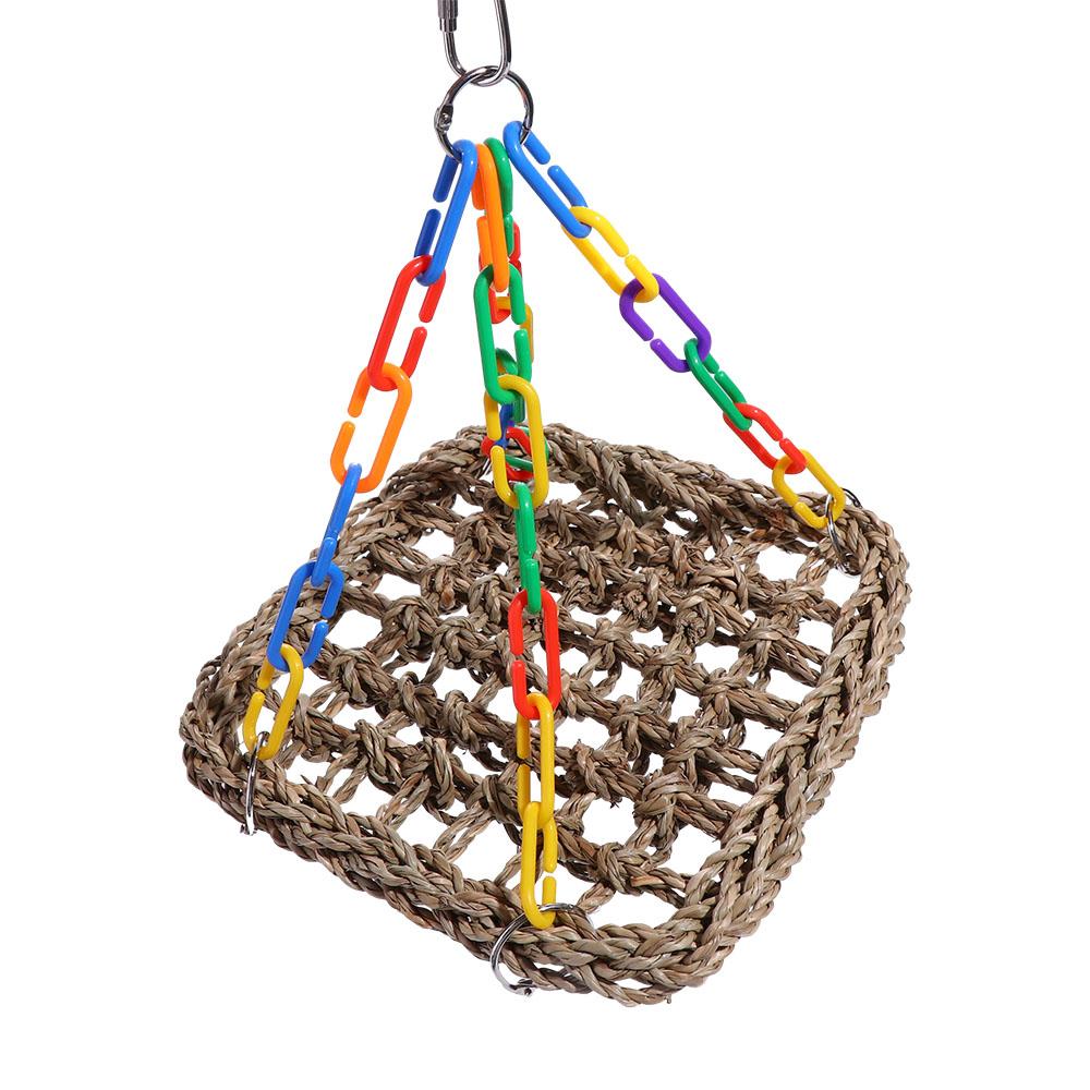 Bite resistant for Parakeets Bird Perch Bird Hanging Bed Parrot Hammock Parrot Swing Toys