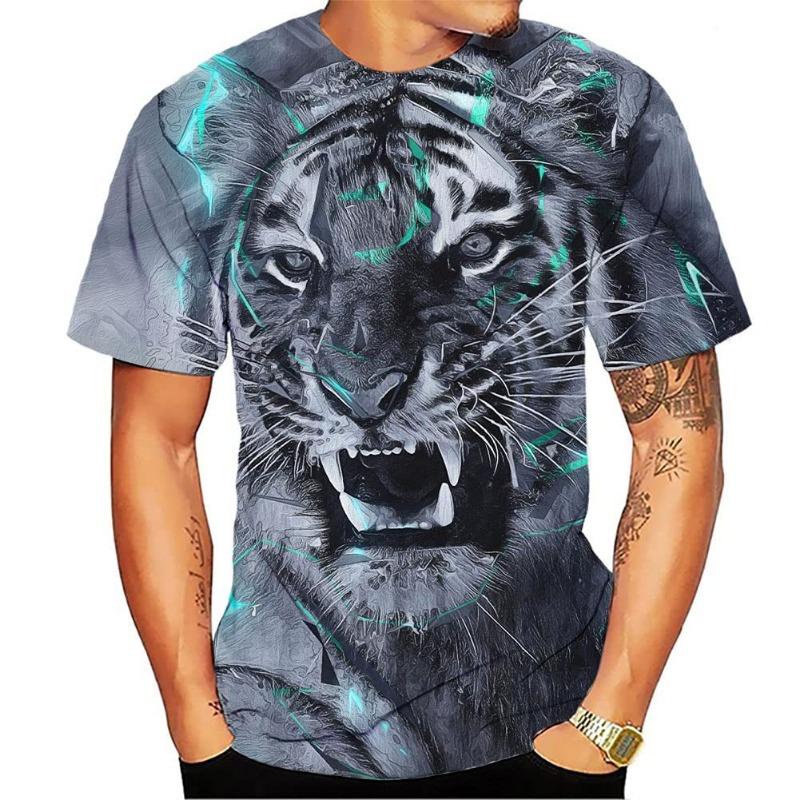 3b Printed Men's T-shirt Soft Close Fitting Cool Design Pattern T-shirt
