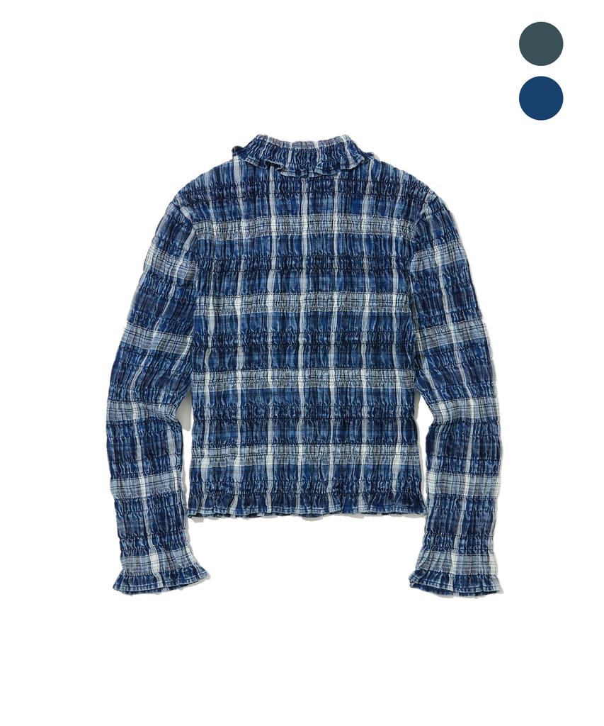 PENFIELD [Pf] Лонгслив с воротником-стойкой, стиранный_Женский_Fs3Wr10F