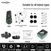 Bluetooth-гарнитура для мотоциклетного шлема Luyi KY со встроенной связью для водителя и пассажира