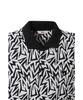 WAAC Men Waacky Illusion Pattern Knit Polo Wmwam26204Bkx