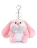 [Looking] Cute Fluffy Rabbit Plush Keychain Pendant with Long Ears, Pink, Perfect As a Birthday Gift, Graduation Gift, or Gift for Your Girlfriend or