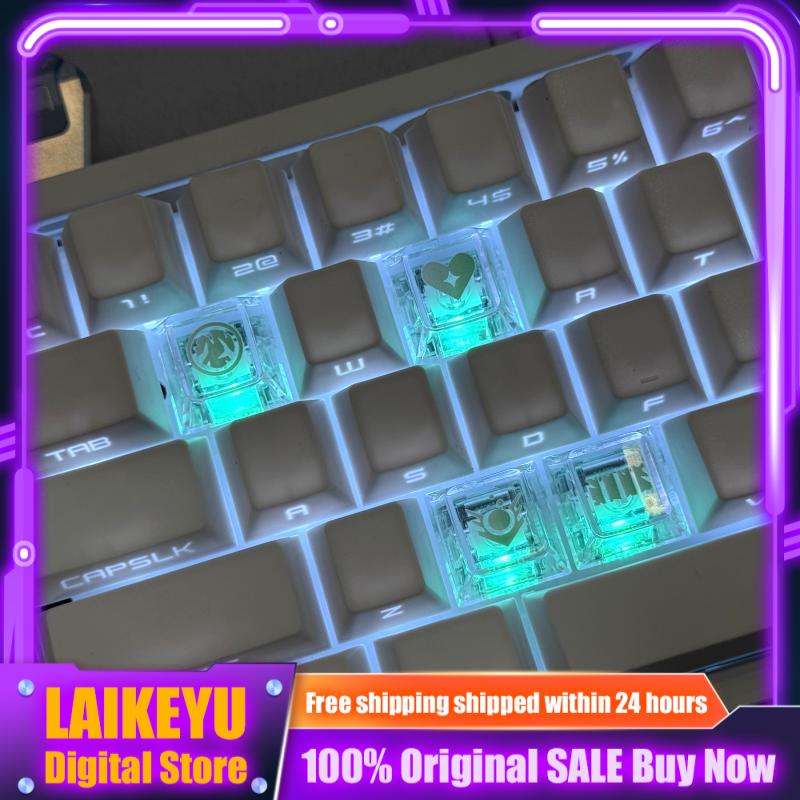 Keycaps Навыки Valorant Механическая Клавиатура Прозрачные Профиль Cherry Кастомные Аниме Keycaps Игровая Клавиатура для ПК Подарок Коллекционные