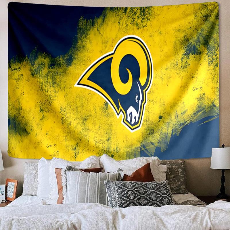 1PC Los Angeles Football Team Tapestry, Unique Design Tapestry, Wall Decor for Bedroom,Livingroom, Playroom,Heartwarming Fan Holiday Gifts