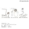 Doshisha Портативный карманный 2 источника питания 3 уровня воздуха Pieria Gray Fan, Fan, Thin, (USB аккумуляторная), Объем,