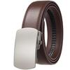 1Pcs Men'S Versatile Belt Two-Layer Cowhide, Automatic Buckle Belt Belt Ly36-31957-1