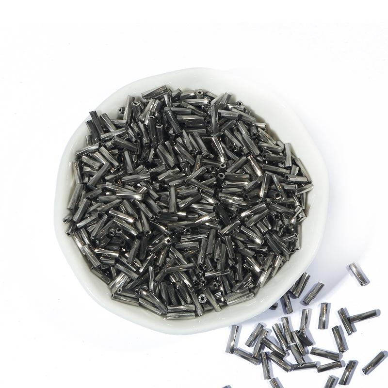 300 шт. 2x6 мм спиральные трубчатые бусины, аксессуары для одежды, изготовление платьев, сделай сам, спиральные стеклянные бусины для изготовления ювелирных изделий, браслетов, стекляруса, крутые трубчатые бусины