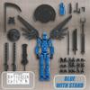 Mecha Titan 13 Фигурки T13 Фигурка Многошарнирная Подвижная Лаки 13 Фигурка Манекен Компьютерный Рабочий Стол Украшения