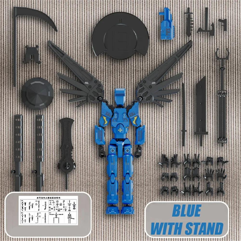 Mecha Titan 13 Фигурки T13 Фигурка Многошарнирная Подвижная Лаки 13 Фигурка Манекен Компьютерный Рабочий Стол Украшения