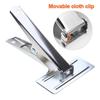 Metal Clips Movable Cloth Grip for Holding Clothes and Bed Sheets with Clamped 0-58mm /0-2.28inches