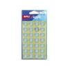 Metallic Adhesive Pads - AGIPA - Diameter 15mm - Silver Color