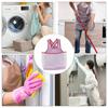 Sturdy Apron with Pockets Waterproof Laundry Smock Foldable Sleeveless Clothes Drying Apron for Kitchen Bathroom