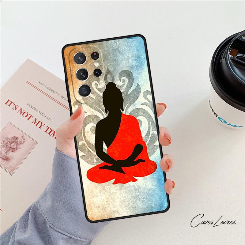 Чехол для телефона с изображением Гаутамы Будды Для Samsung Galaxy S24 S25 S23 S22 Ultra Note 10 20 Plus S20 S21 FE Чехол
