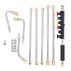 Pressure Washer Extension Wand Stainless Steel Washer Extension Rod with 6 Nozzles
