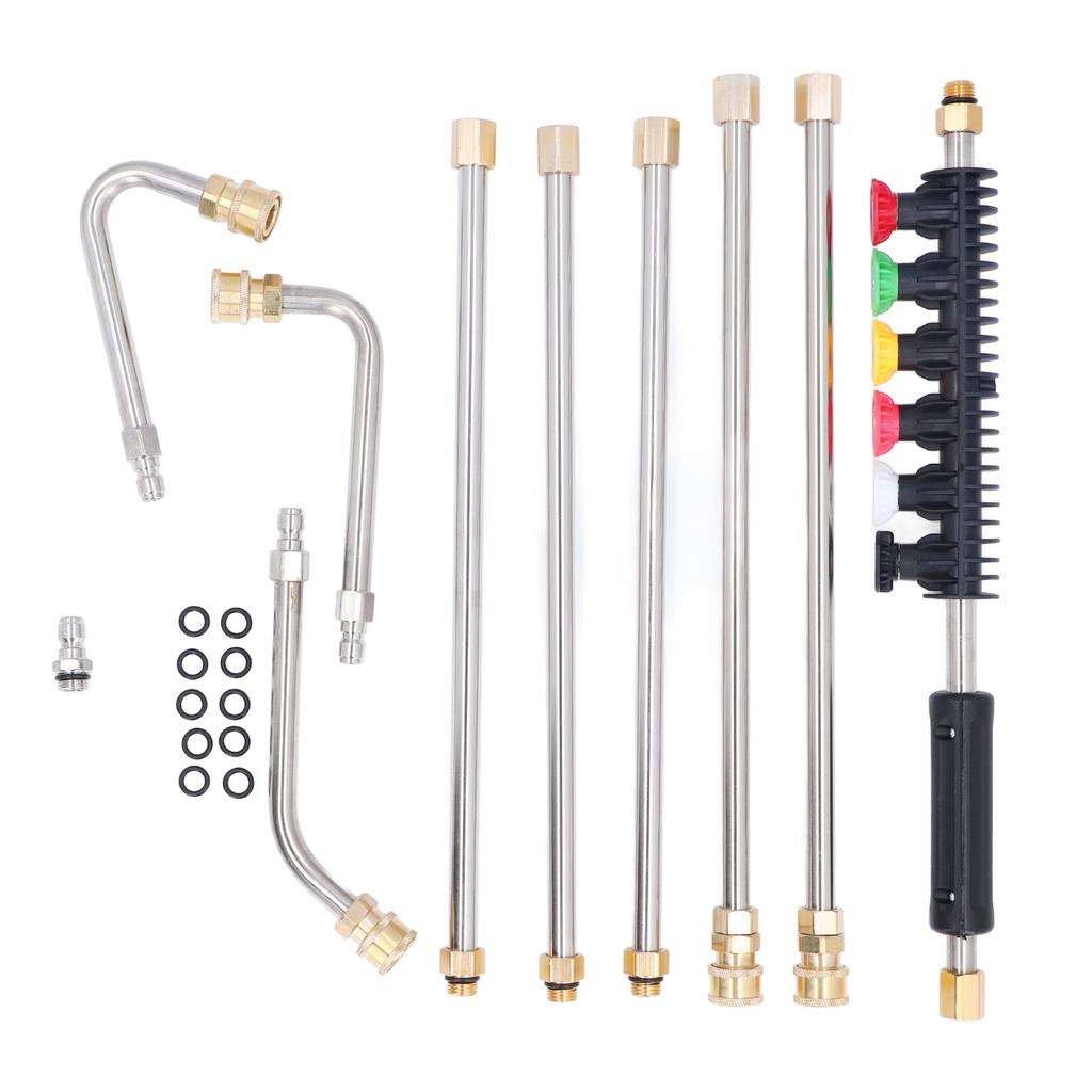 Удлинитель для мойки высокого давления, удлинитель для мойки из нержавеющей стали с 6 насадками