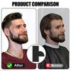 1/2Pcs Men Hair Styling Template Color Enhancement Barber Card with Measurement Indicator Men Hairline Beard Lineup Guide Shaping Haircut Template