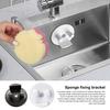 Держатель для губки, контейнер для раковины, вентилируемый, компактный размер, можно мыть в посудомоечной машине, простая установка, полка для хранения губок в ванной комнате