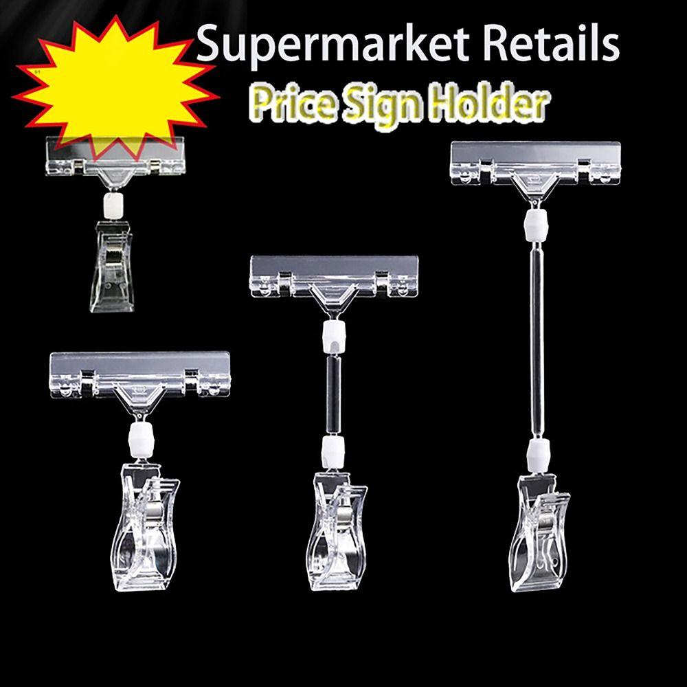 Large Opening Price Label Tag Clip Price Sign Displayer Bakery Supermarket Restaurant Menu