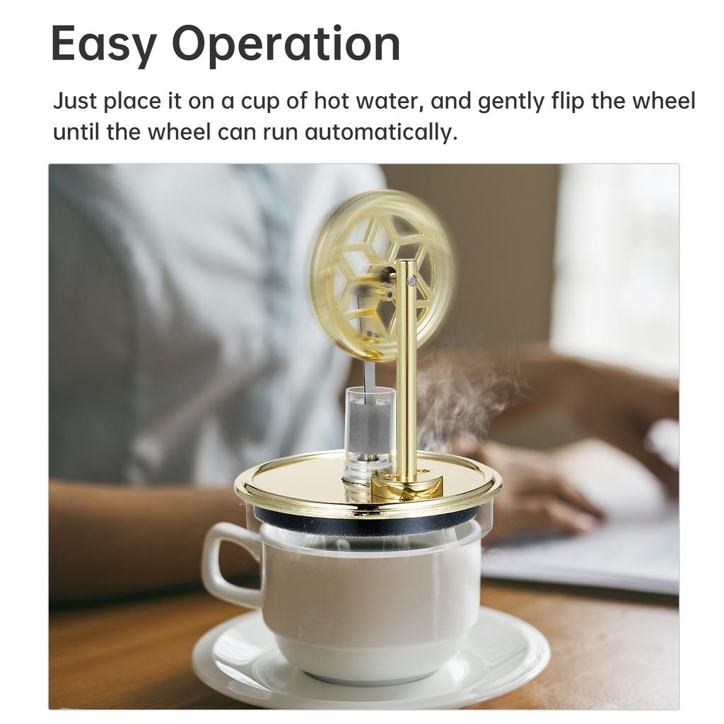 Low Temperature Stirling Engine Assembled Educational Steam Heat Model for Classroom Teaching