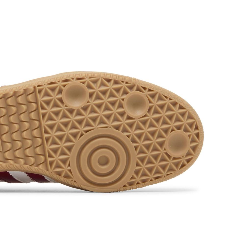 adidas Men's Samba OG 'White Burgundy Gum' (Unisex) Cloud White / Burgundy / Gum German Army Trainers IF3813