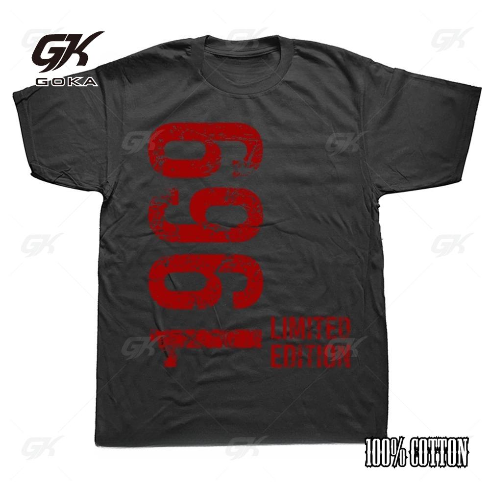 56-й День рождения 56 лет Мужчина Женщина Ретро Винтаж 1969 Подарочные Футболки Летний Стиль Графическая Хлопковая Уличная Футболка Мужская Одежда