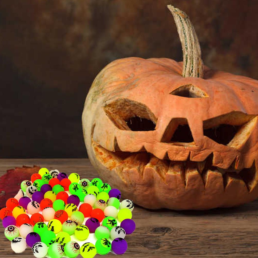 Случайный цвет 72 шт Хэллоуин светящиеся в темноте прыгучие шары Хэллоуин вечеринка сувениры Хэллоуин