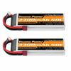 Youme Power 3S LiPo Battery, 11.1V RC Lipo 3300mAh 50C Deans T-Plug for RC Cars, Trucks, Truggy, Airplanes, UAVs, Drones, FPV Gliders, 3D Planes, Park