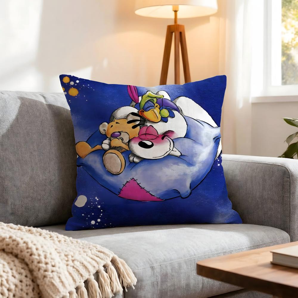 Character Diddl Cushion Cover Pcs Decorative Covers Soft Cushion Case for Sofa Couch Decor x x Pillowcases