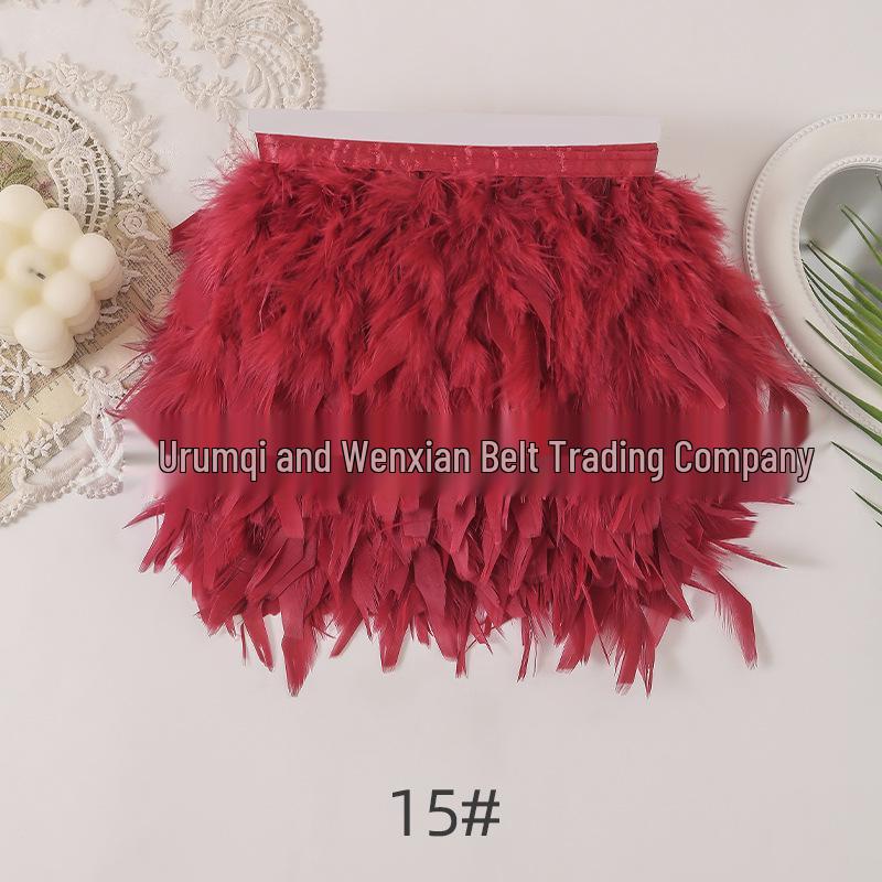 Отделка из перьев индейки 10-15 см для одежды, DIY и украшений