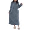 Fluffy Pajama Dress Pajama Wearable Loose Plus Sizes Available In Many Cold [MEME XTRA] Women's - Loungewear, Gown, Blanket, Warm, Fleece-Lined, Fit,