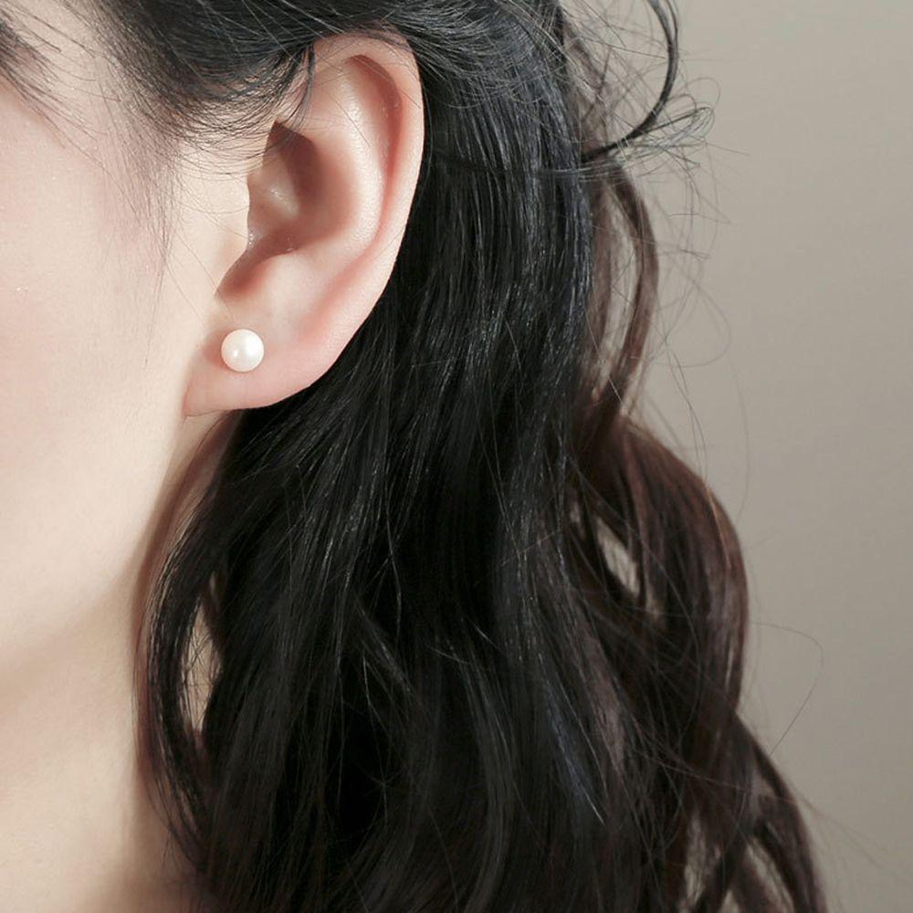 Temperament Lady Party Simple Pearl Stud Earrings Women Jewelry Fashion Design Korean Earrings