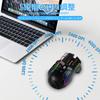 Lightweight Wireless Gaming Mouse, 2.4G+Bluetooth, Wired and Wireless, Type-C Rechargeable, 10 Buttons, 5-Level DPI Adjustment